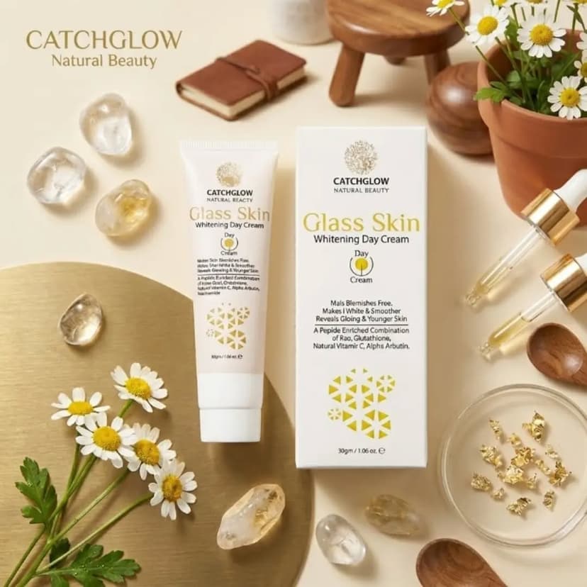 Catchglow Natural Beauty Glass Skin Whitening Day Cream